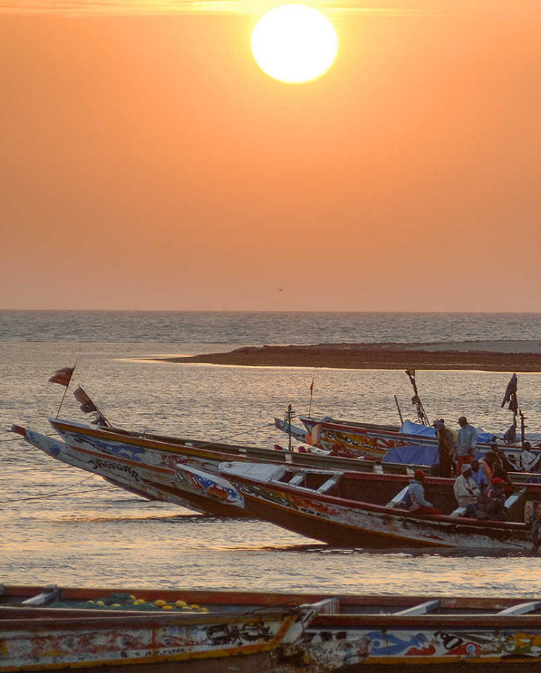 Pirogue sur le fleuve Sénégal
